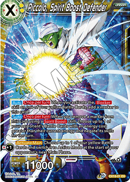 Piccolo, Spirit Boost Defender [EX18-01] | Black Swamp Games