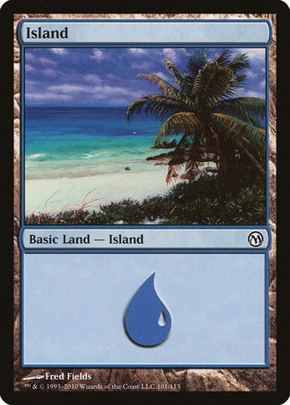 Island (101) [Duels of the Planeswalkers] | Black Swamp Games