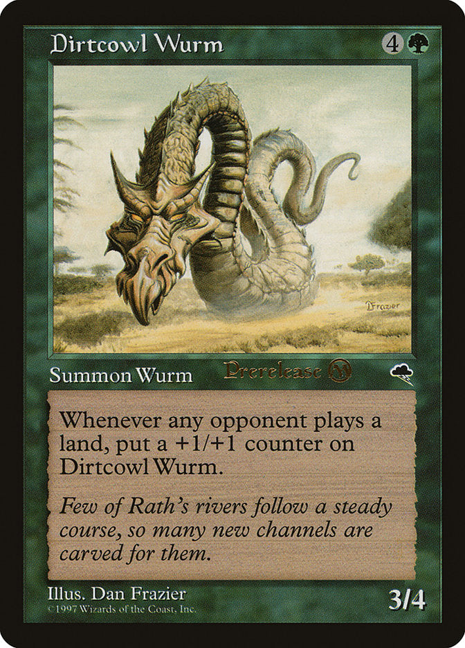 Dirtcowl Wurm [Tempest Promos] | Black Swamp Games