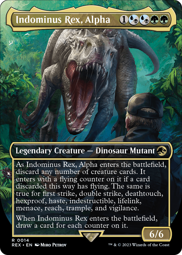 Indominus Rex, Alpha (Borderless) [Jurassic World Collection] | Black Swamp Games