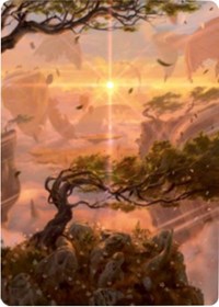 Windswept Heath Art Card [Zendikar Rising Art Series] | Black Swamp Games