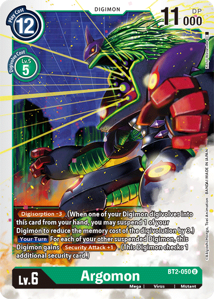 Argomon [BT2-050] [Release Special Booster Ver.1.5] | Black Swamp Games