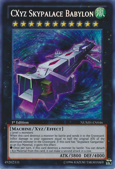 CXyz Skypalace Babylon [NUMH-EN046] Secret Rare | Black Swamp Games