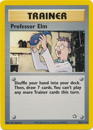 Professor Elm (96/111) [Neo Genesis Unlimited] | Black Swamp Games