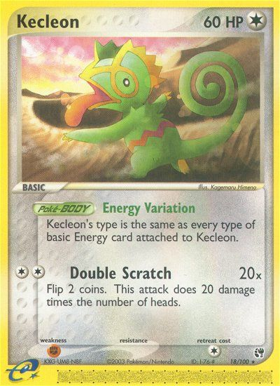 Kecleon (18/100) [EX: Sandstorm] | Black Swamp Games