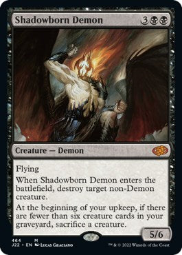 Shadowborn Demon [Jumpstart 2022] | Black Swamp Games