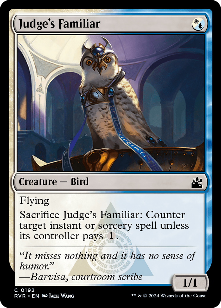 Judge's Familiar [Ravnica Remastered] | Black Swamp Games