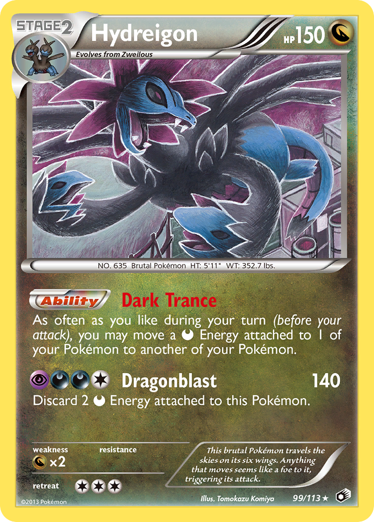 Hydreigon (99/113) [Black & White: Legendary Treasures] | Black Swamp Games