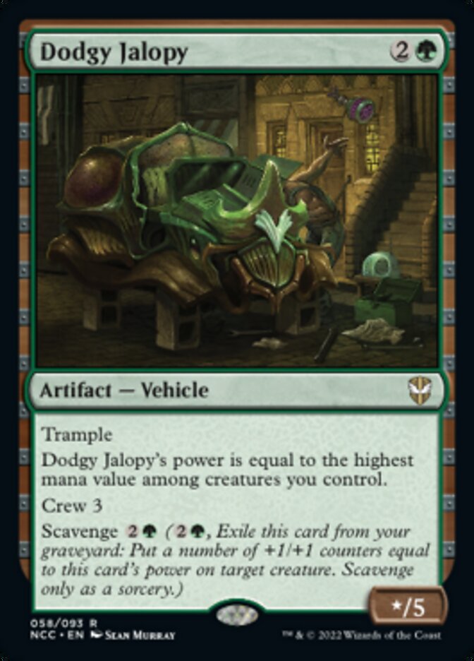 Dodgy Jalopy [Streets of New Capenna Commander] | Black Swamp Games