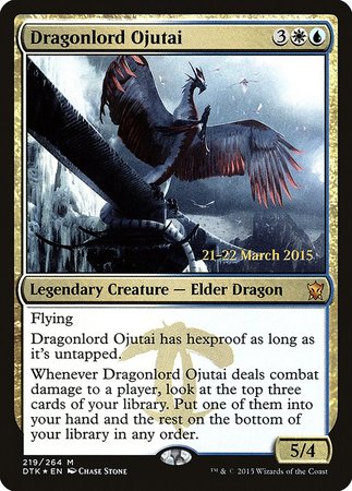 Dragonlord Ojutai [Dragons of Tarkir Promos] | Black Swamp Games