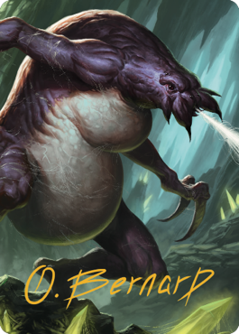 Ettercap Art Card (Gold-Stamped Signature) [Commander Legends: Battle for Baldur's Gate Art Series] | Black Swamp Games