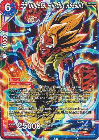 SS Gogeta, All-Out Assault [EX08-04] | Black Swamp Games