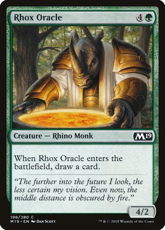 Rhox Oracle [Core Set 2019] | Black Swamp Games