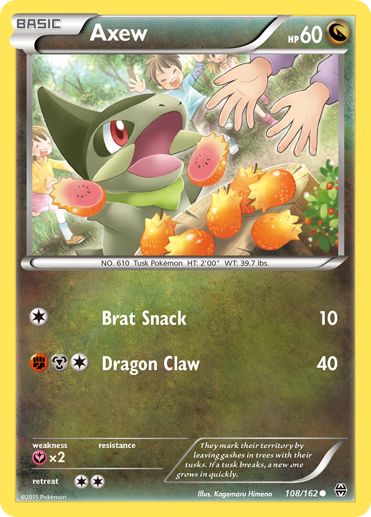 Axew (108/162) [XY: BREAKthrough] | Black Swamp Games