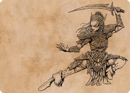 Lae'zel, Vlaakith's Champion Art Card [Commander Legends: Battle for Baldur's Gate Art Series] | Black Swamp Games