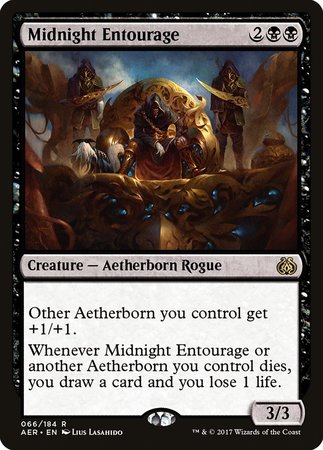 Midnight Entourage [Aether Revolt] | Black Swamp Games