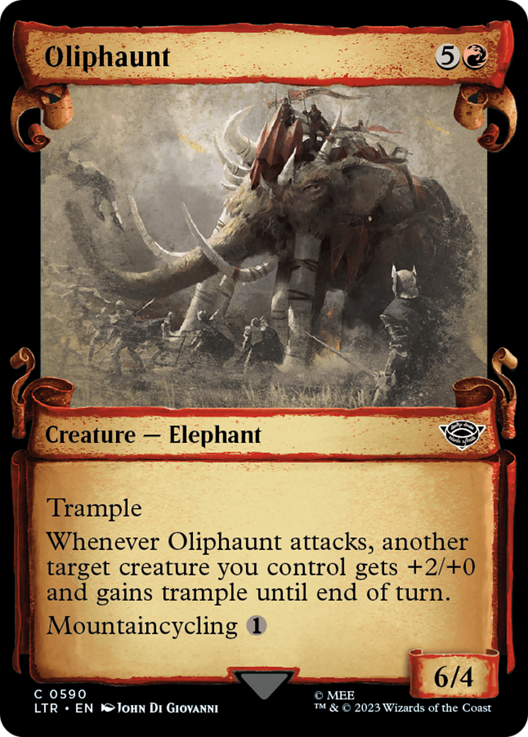 Oliphaunt [The Lord of the Rings: Tales of Middle-Earth Showcase Scrolls] | Black Swamp Games