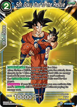 Son Goku, Dad to the Rescue (Uncommon) [BT13-035] | Black Swamp Games