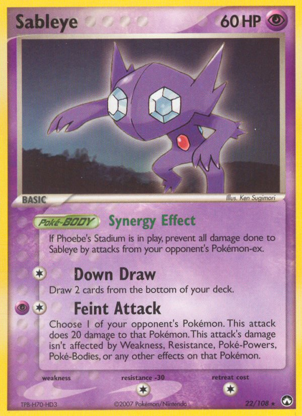 Sableye (22/108) [EX: Power Keepers] | Black Swamp Games