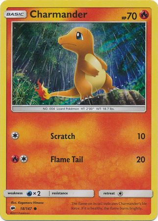 Charmander (18/147) (Premium Collection Promo) [Sun & Moon: Burning Shadows] | Black Swamp Games