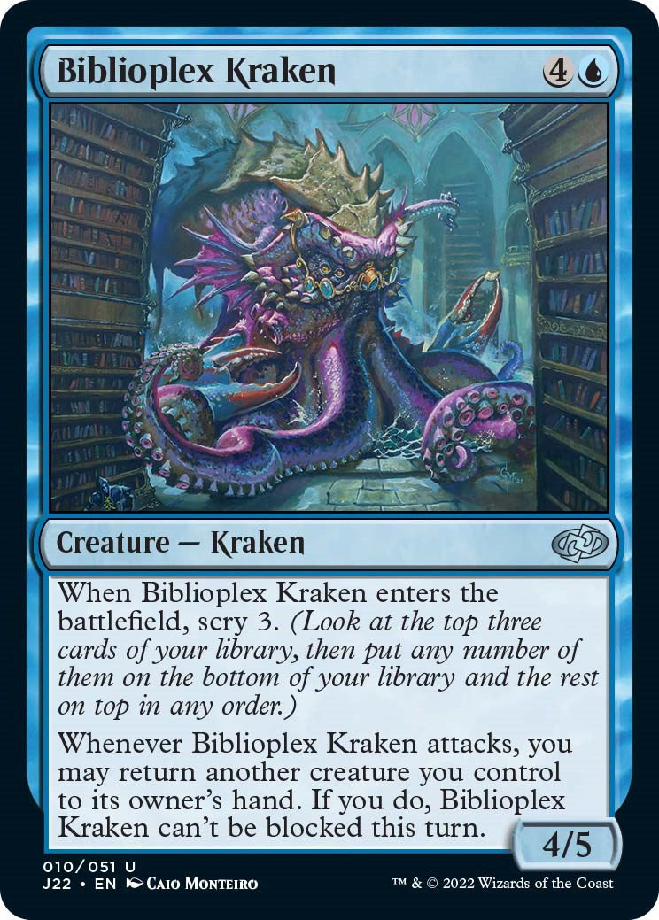 Biblioplex Kraken [Jumpstart 2022] | Black Swamp Games