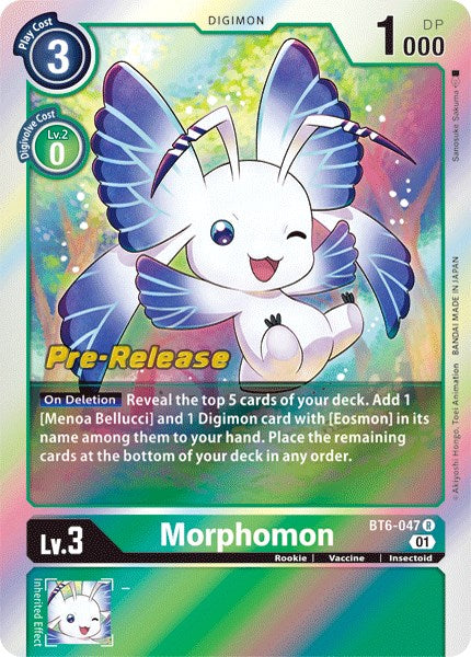 Morphomon [BT6-047] [Double Diamond Pre-Release Cards] | Black Swamp Games