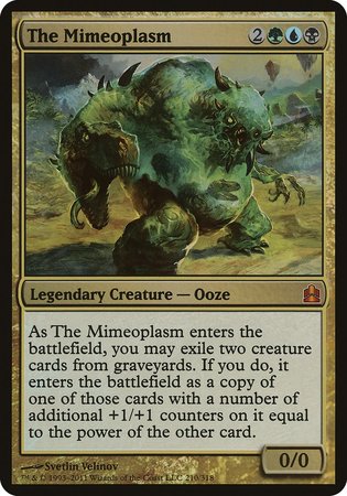 The Mimeoplasm (Oversized) [Commander 2011 Oversized] | Black Swamp Games