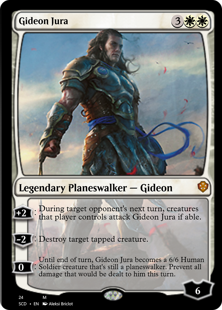 Gideon Jura [Starter Commander Decks] | Black Swamp Games