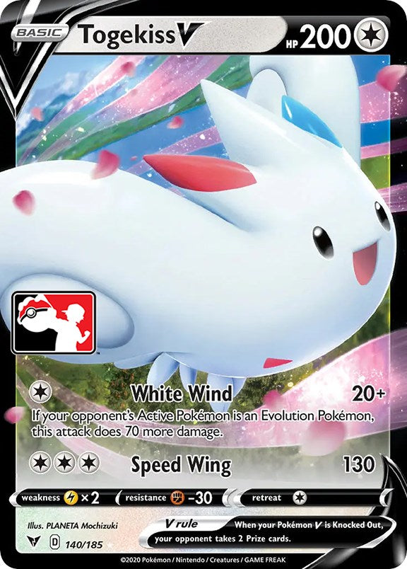 Togekiss V (140/185) [Prize Pack Series One] | Black Swamp Games