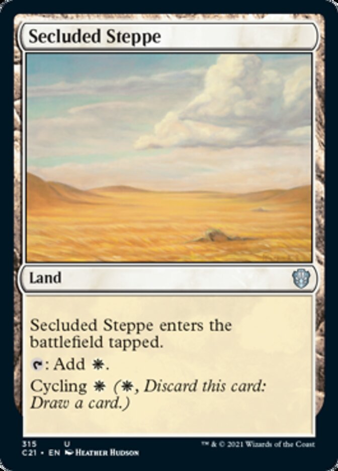 Secluded Steppe [Commander 2021] | Black Swamp Games