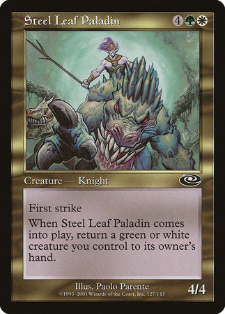 Steel Leaf Paladin [Planeshift] | Black Swamp Games
