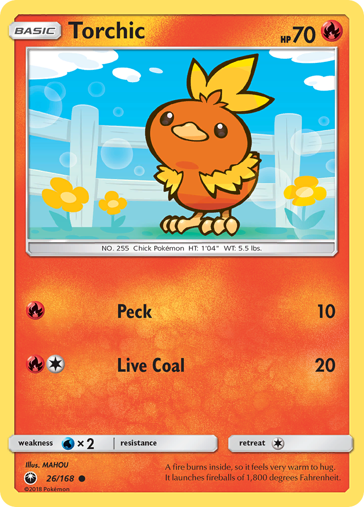 Torchic (26/168) [Sun & Moon: Celestial Storm] | Black Swamp Games