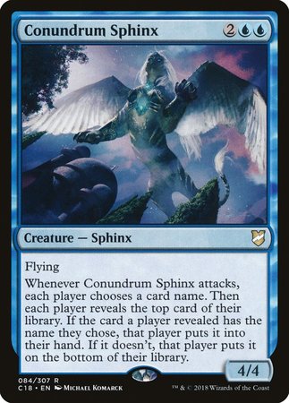Conundrum Sphinx [Commander 2018] | Black Swamp Games