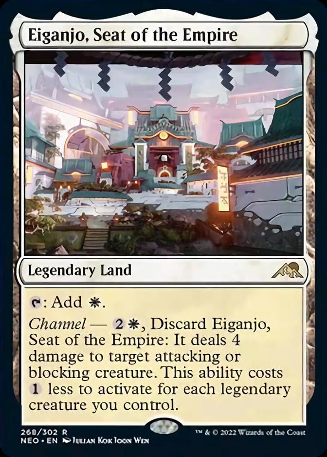 Eiganjo, Seat of the Empire [Kamigawa: Neon Dynasty] | Black Swamp Games
