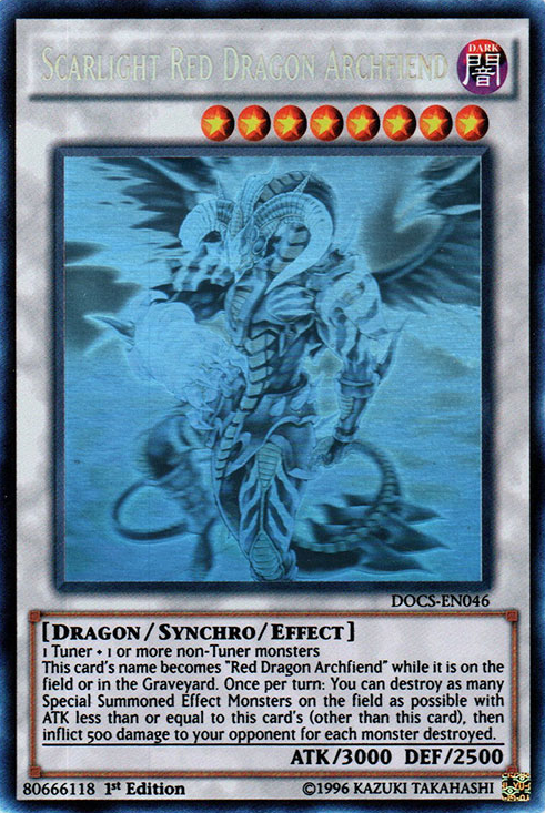 Scarlight Red Dragon Archfiend (Ghost) [DOCS-EN046] Ghost Rare | Black Swamp Games