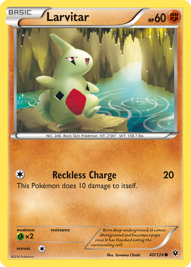 Larvitar (40/124) [XY: Fates Collide] | Black Swamp Games