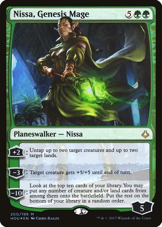 Nissa, Genesis Mage [Hour of Devastation] | Black Swamp Games