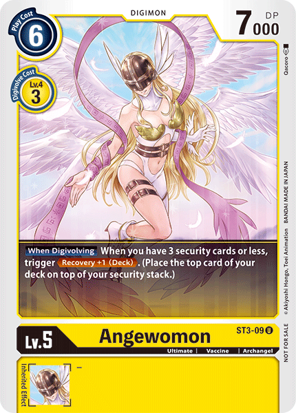 Angewomon [ST3-09] (Tamer Battle Pack) [Starter Deck: Heaven's Yellow Promos] | Black Swamp Games