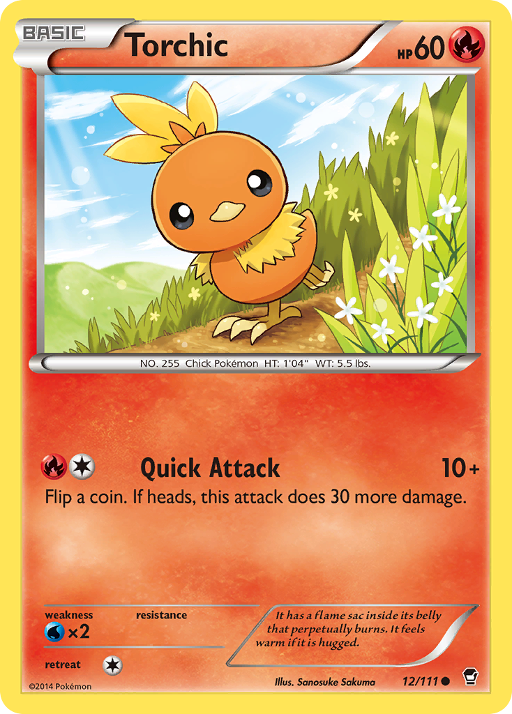 Torchic (12/111) [XY: Furious Fists] | Black Swamp Games