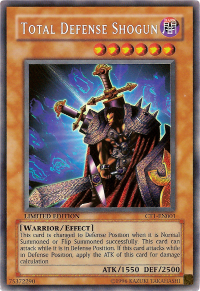 Total Defense Shogun [CT1-EN001] Secret Rare | Black Swamp Games