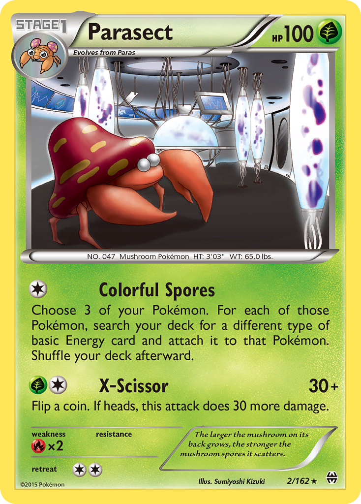 Parasect (2/162) [XY: BREAKthrough] | Black Swamp Games