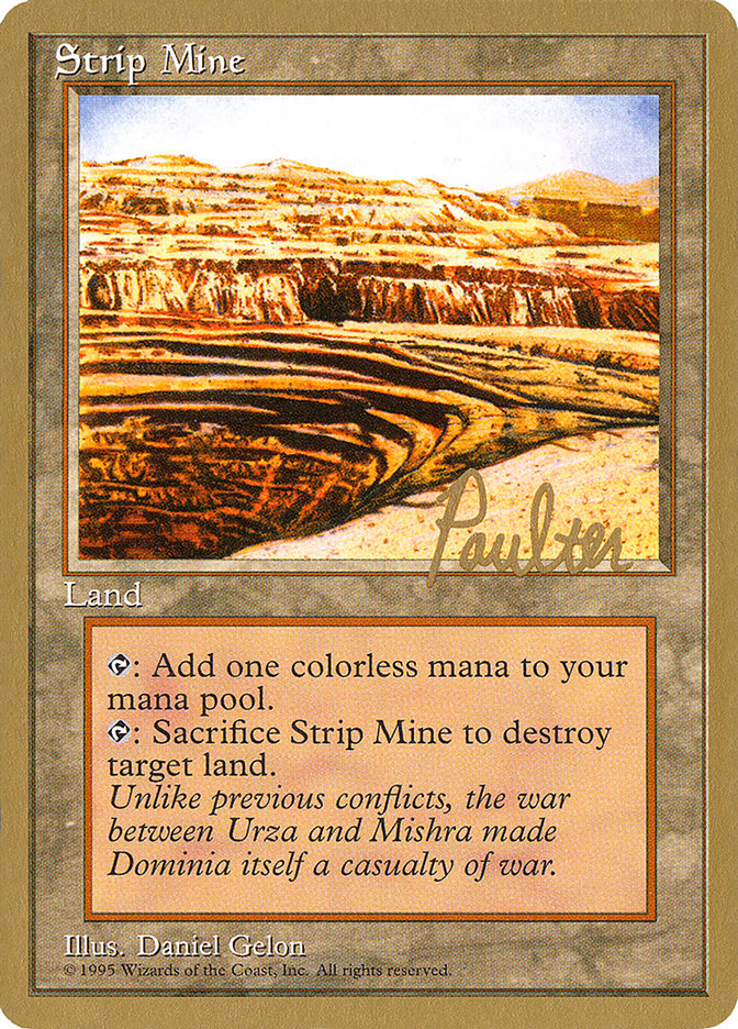 Strip Mine (Preston Poulter) [Pro Tour Collector Set] | Black Swamp Games