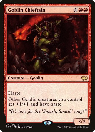 Goblin Chieftain [Duel Decks: Merfolk vs. Goblins] | Black Swamp Games