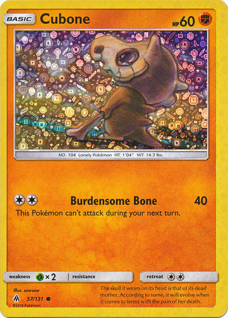 Cubone (57/131) (General Mills Promo) [Sun & Moon: Forbidden Light] | Black Swamp Games