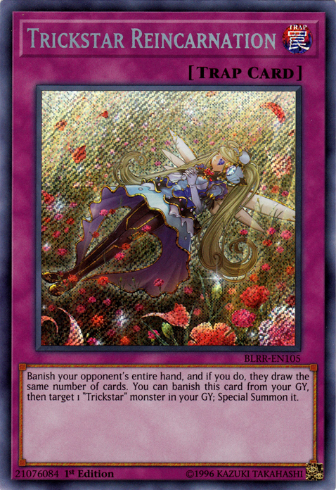 Trickstar Reincarnation [BLRR-EN105] Secret Rare | Black Swamp Games