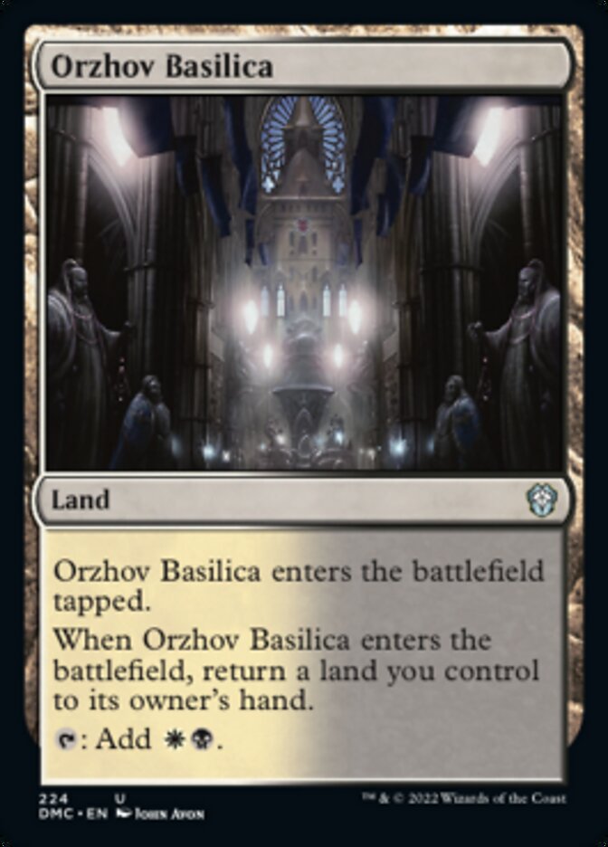 Orzhov Basilica [Dominaria United Commander] | Black Swamp Games