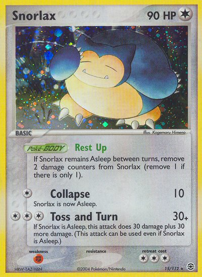 Snorlax (15/112) [EX: FireRed & LeafGreen] | Black Swamp Games