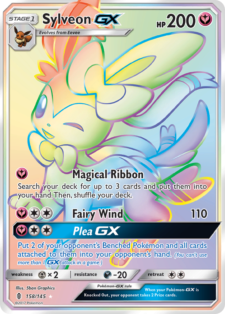 Sylveon GX (158/145) [Sun & Moon: Guardians Rising] | Black Swamp Games