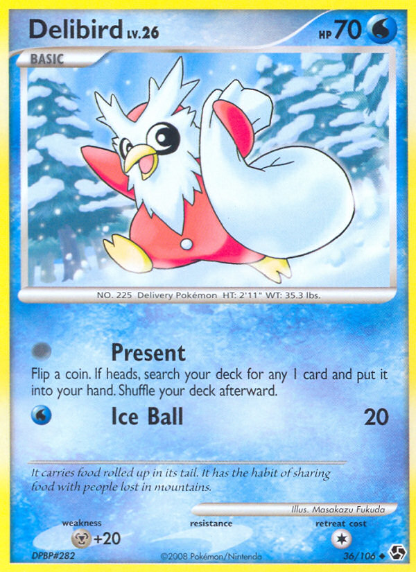 Delibird (36/106) [Diamond & Pearl: Great Encounters] | Black Swamp Games