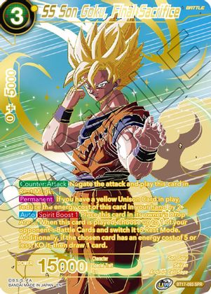 SS Son Goku, Final Sacrifice (SPR) (BT17-093) [Ultimate Squad] | Black Swamp Games